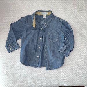 Janie & Jack Chambray Button Up, size 18-24 months